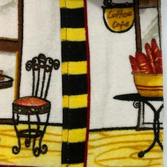 VIP Chef Kitchen Towel Set Fat Italian Chef Decor Set of 2 Thick Absorbent - Picture 5 of 11